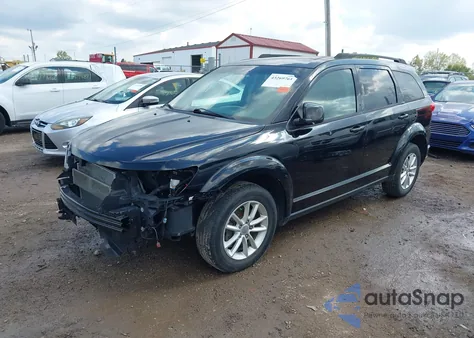 2016 Dodge Journey Sxt из США, поврежденный, VIN 3C4PDCBG3GT218896